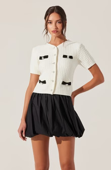 Libi Bubble Mini Skirt | ASTR The Label (US)