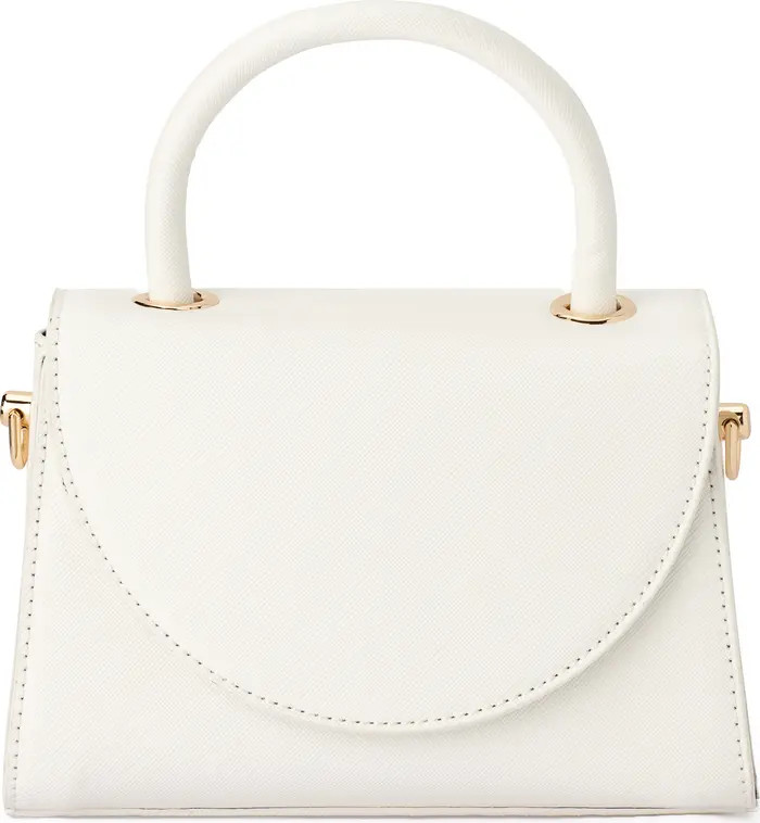 Olga Berg Sasha Faux Leather Top Handle Bag | Nordstrom | Nordstrom