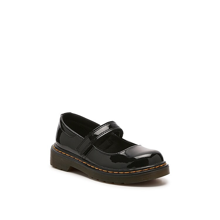 Dr. Martens Maccy Mary Jane Kids' | Girl's | Black | Size UK 11 / US 12 Youth | Flats | Mary Jane | DSW