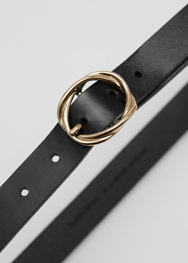 Knot Buckle Leather Belt | & Other Stories US