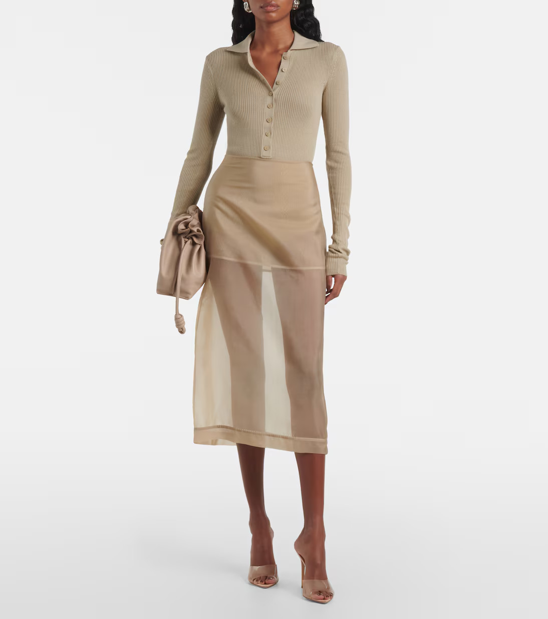 Solana wool, silk, and cashmere bodysuit | Mytheresa (UK)