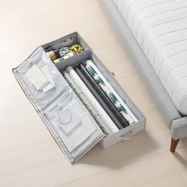 The Container Store Under Bed Gift Wrap Storage | The Container Store