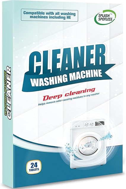 SPLASH SPOTLESS® Washing Machine Cleaner Deep Cleaning for HE Top Load Washers and Front Load, 2... | Amazon (US)