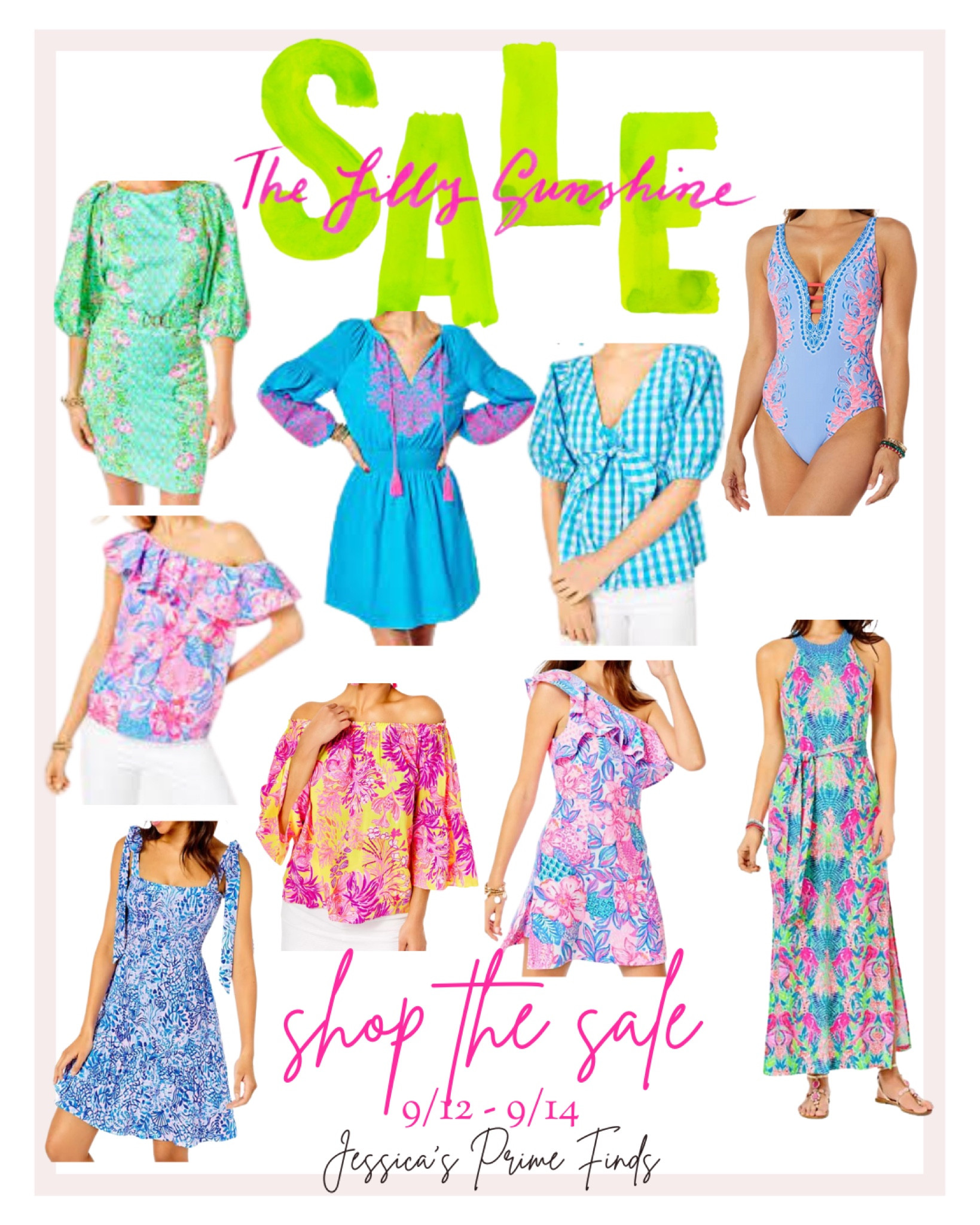 The Lilly Pulitzer Sunshine Sale is starting! September 12-14! Exclusive time to shop Lilly on sale. Paisley prints, solids, florals, all of your favorite Lilly Pulitzer prints! Preview the sale on my blog now or bookmark this post for easy sale access. 

#LTKseasonal #LTKgiftguide #LTKkids #LTKbaby #LTKfit #LTKcurves #LTKstyletip #LTKhome #LTKunder100 #LTKunder50
•
•
•
Fall vibes / fall fashion/ teacher outfits / sweaters / earrings /graphic tee / halloween / back to school / booties / boots / plus size / midsize / plus size fashion / midsize fashion / southern fashion / tropical fashion / vacation styles / family matching styles 

#LTKsalealert #LTKstyletip #LTKunder100