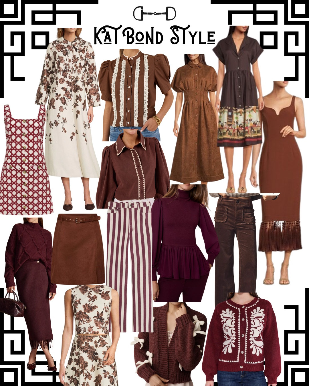 I am usually not a huge fan of brown but it is everywhere this season and I am actually really digging it! I particularly love it when paired with other rich colors so that it feels deep, expensive and mysterious!

#LTKStyleTip #LTKTall #LTKSeasonal