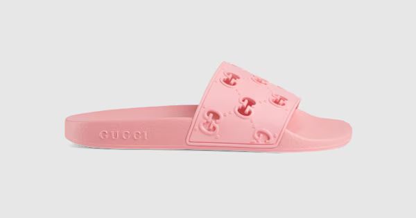 Women's rubber GG slide sandal | Gucci (US)