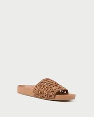 Henri Brown Crochet Leather Sandal | Loeffler Randall