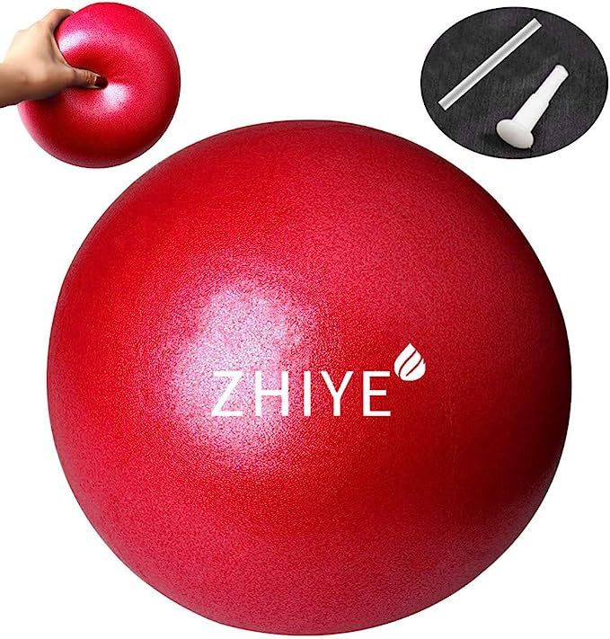 Zhiye Mini Pilates Ball Yoga Small Exercise Ball Core Fitness Bender, Yoga, Stability, Barre, Tra... | Amazon (US)