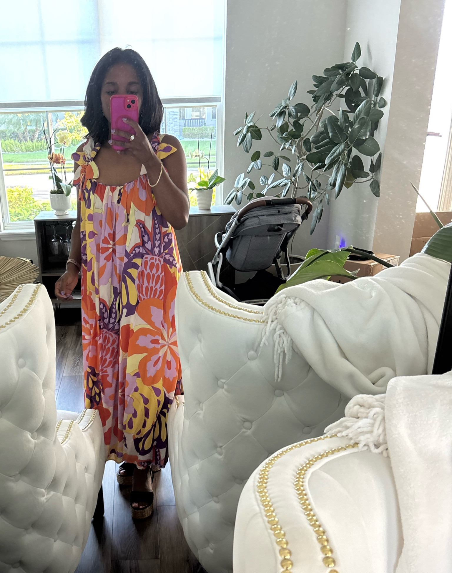 If you are looking for a colorful breezy statement piece, this is it! I’ve already worn this 3 times and it’s not even officially summer! I get soo many compliments! The low back is probably my favorite detail! Farm Rio now disappoints! 

#LTKStyleTip #LTKSeasonal #LTKFamily