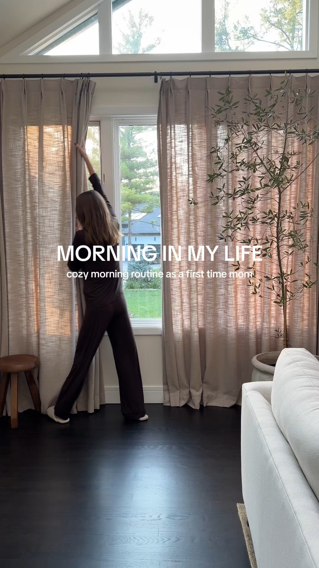 Cozy morning in my life as a new mom to a one-year-old. 