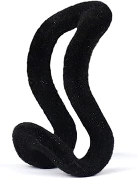 10 Black Velvet Flocked Hanger Connectors, Space Saving Connecter Hooks for Coat Hangers | Amazon (UK)