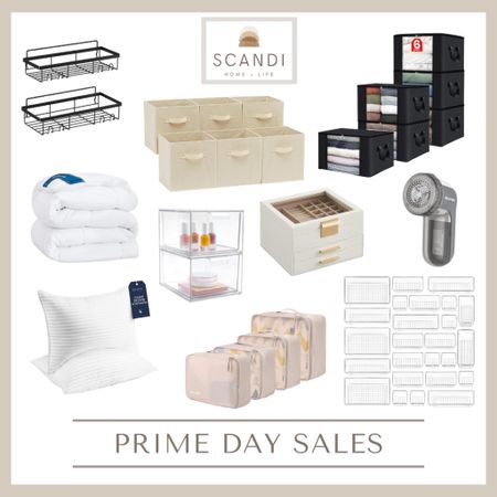amazon prime day home storage and travel finds! packing cubes | prime day sales | storage solutions | down pillows | shower shelves | home organization

#LTKhome #LTKxPrimeDay #LTKtravel