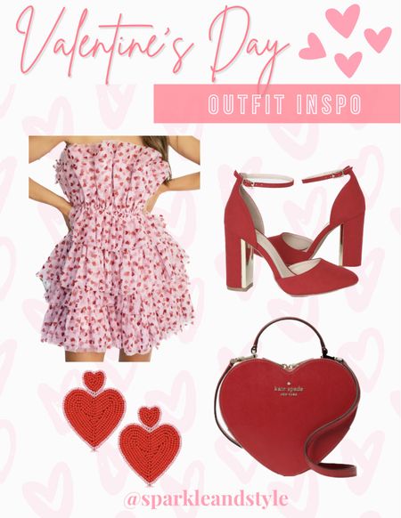 Valentine’s Day Outfit Inspo: This pink tulle dress has the cutest red glitter heart print all over! I styled it these gorgeous red suede heels, pink and red beaded statement heart earrings, and this adorable red heart purse! 💗❤️

Valentine’s Day outfit, Valentine’s Day styles, Valentine’s Day fashion, Galentine’s Day outfit, Galentine’s Day styles, Galentine’s Day fashion

#LTKunder100 #LTKFind #LTKstyletip