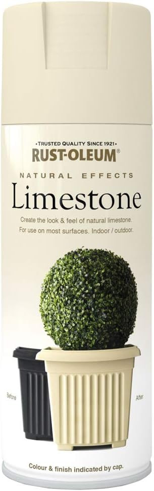 Rust-Oleum 400ml Natural Effects Spray Paint - Limestone | Amazon (UK)