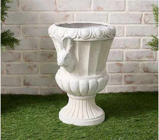 Cozy Cottage by Liz Marie Bunny Urn Planter | QVC