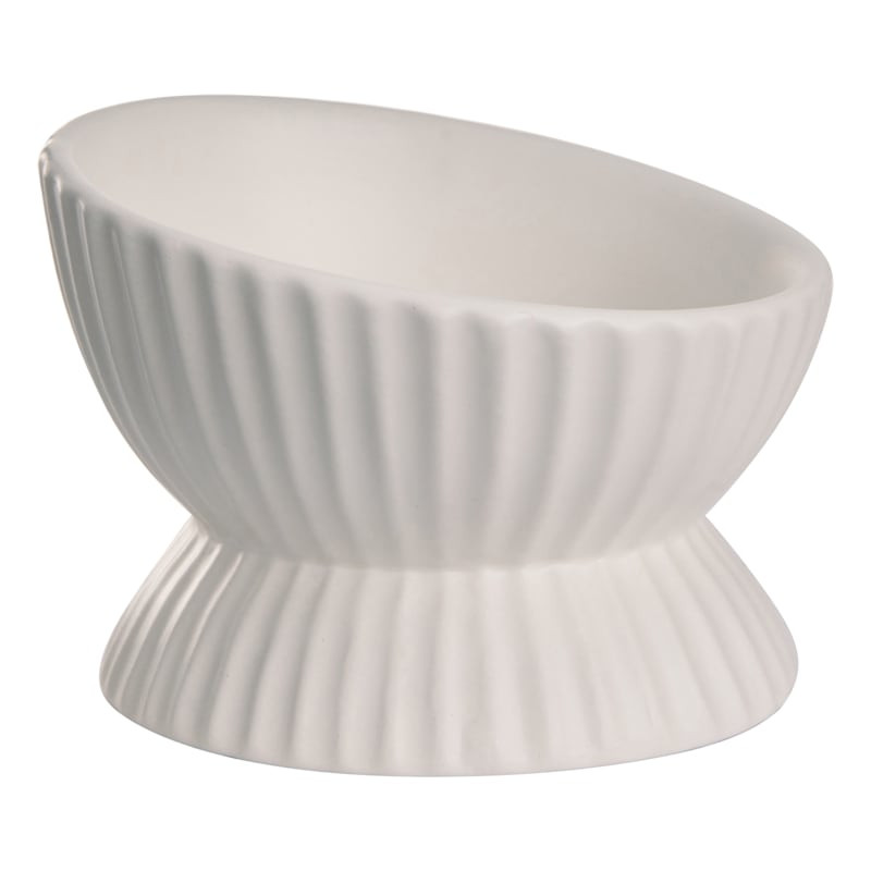 Beveled Ceramic Hourglass Bowl, 5x3 | At Home