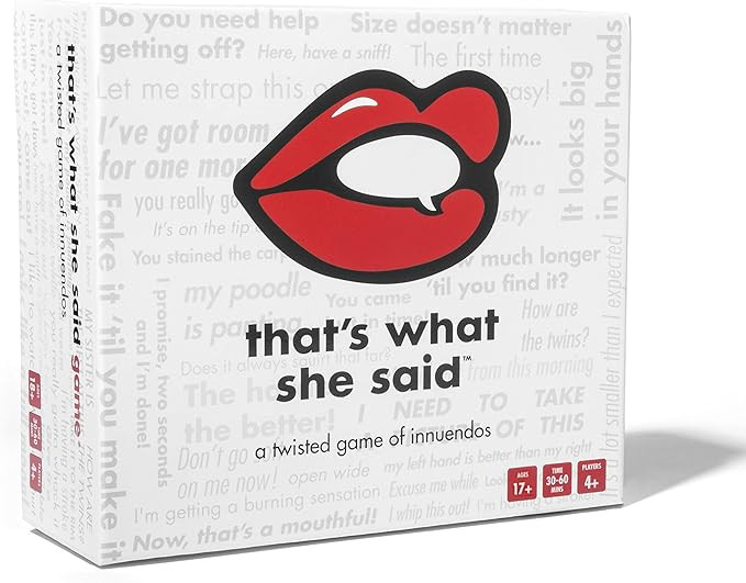 That's What She Said - The Party Game of Twisted Innuendos | Amazon (US)