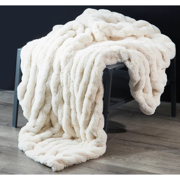 Faycelles Faux Fur Throw | Wayfair North America