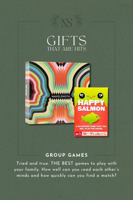 Gifts that are hits / family group games / Christmas gift ideas / Wavelength & Happy Salmon 

#LTKSeasonal #LTKGiftGuide #LTKHoliday