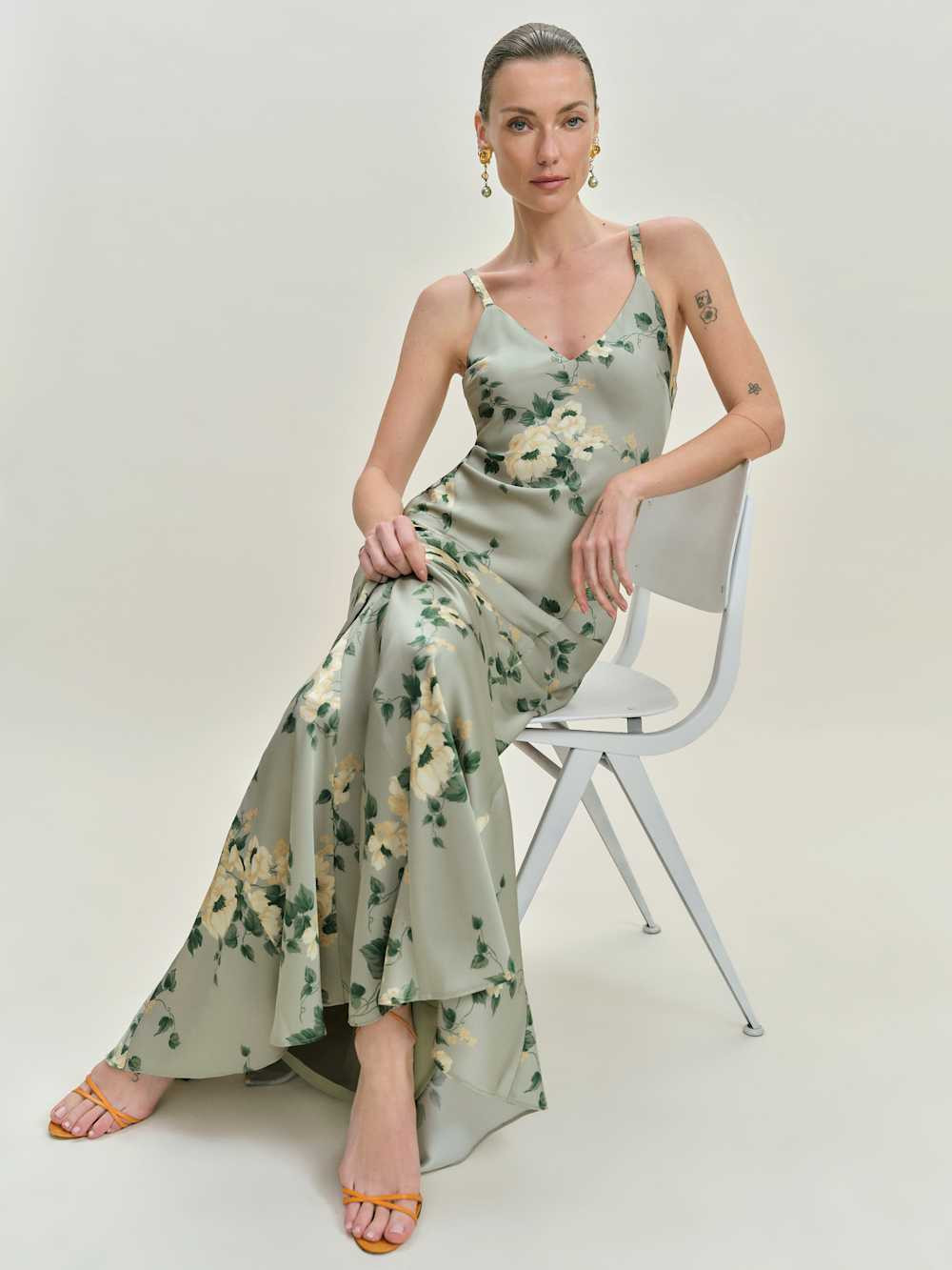 Tyler Satin Dress | Reformation (Global)