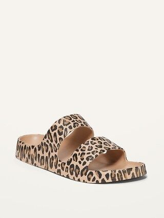 Printed EVA Double-Strap Slide Sandals for Women | Old Navy (US)