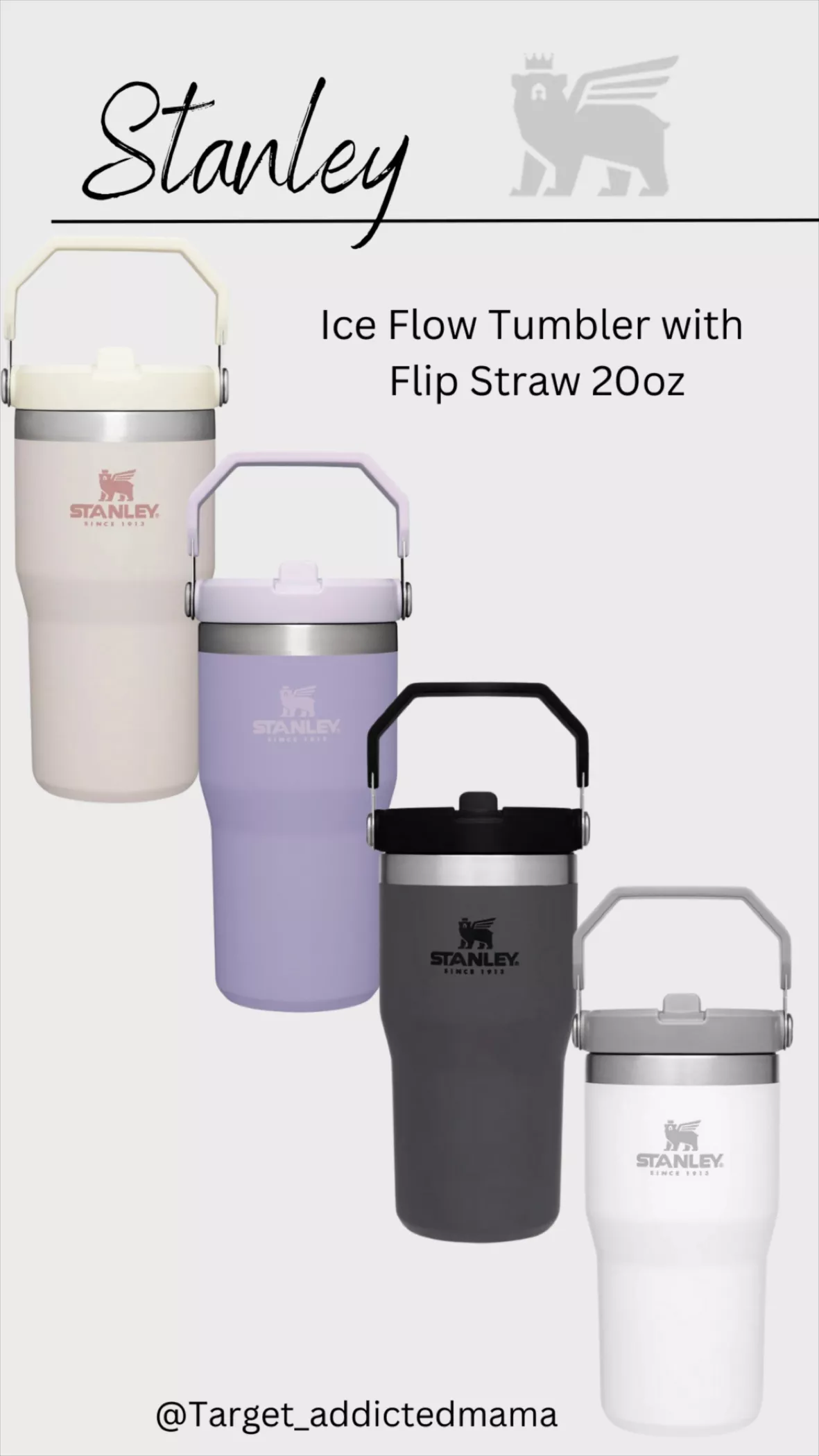 Stanley x Target Exclusive Iceflow Flip Straw 30 oz. Tumbler Tulle New With  Tag – Streven