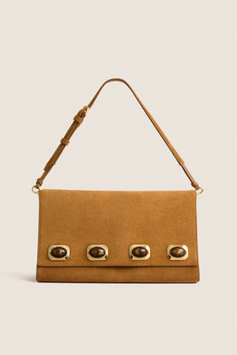 Acorn Stone Embellished Edit Bag | Tuckernuck (US)