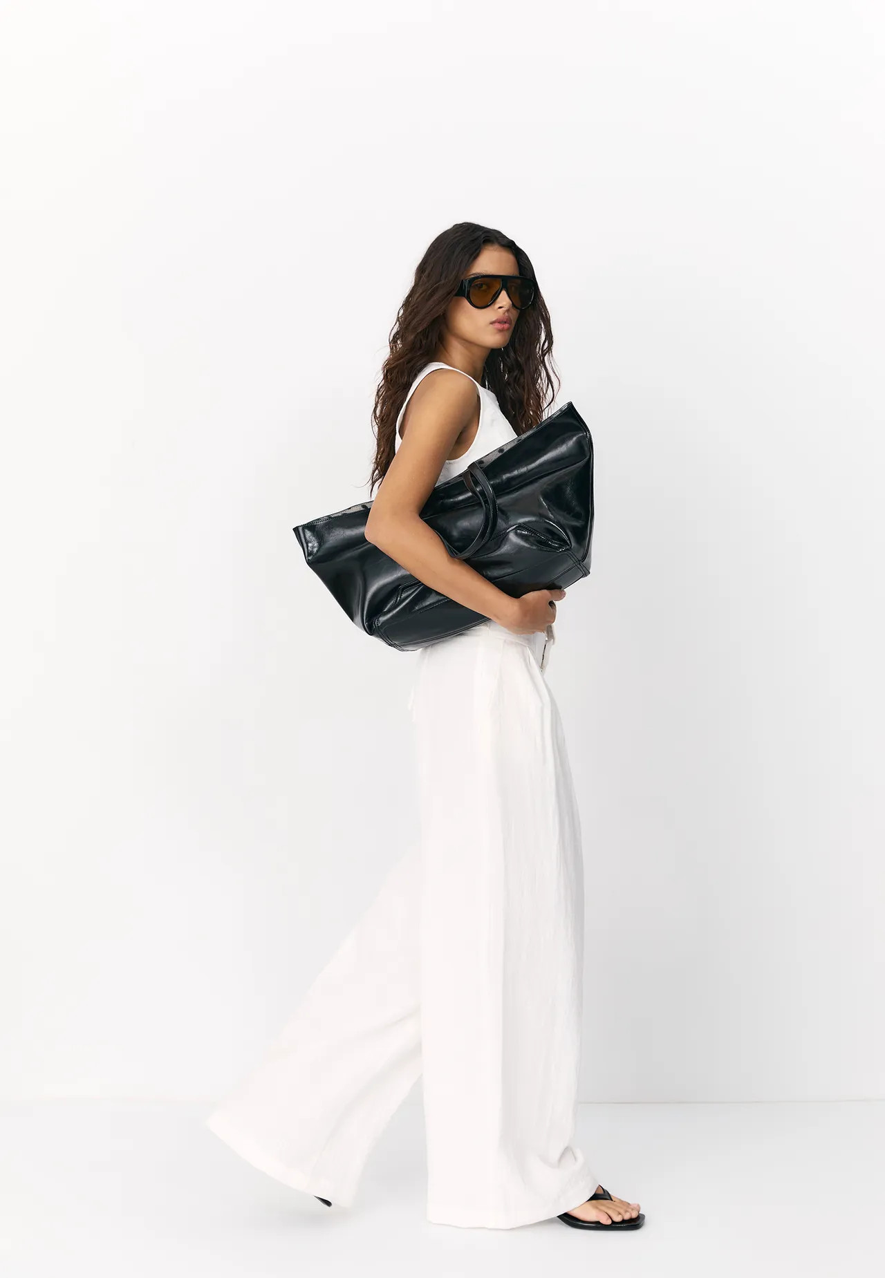 Verstellbare Wide-Leg-Hose - Dressy f\u00fcr Damen | Stradivarius Deutschland | Stradivarius DE