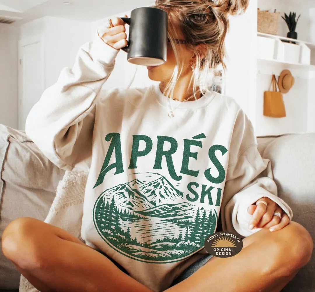 Apres Ski Sweatshirt Apres Ski Sweater Camp Bachelorette Sweatshirt Ski Sweatshirt Ski Bacheloret... | Etsy (US)