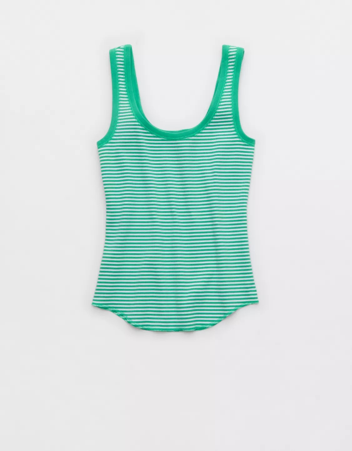 Aerie Ribbed Scoop Neck Tank Top | Aerie