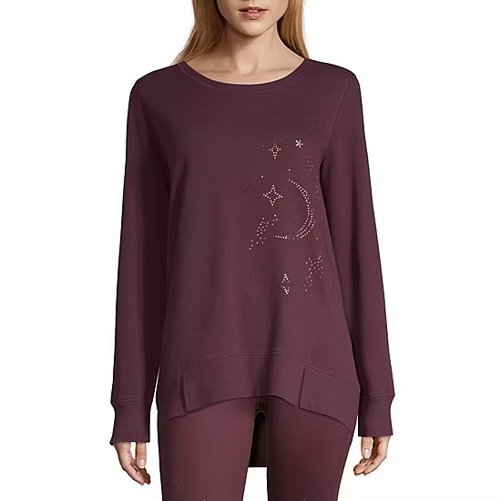 Xersion Studio Lightweight Graphic Sweatshirt | JCPenney