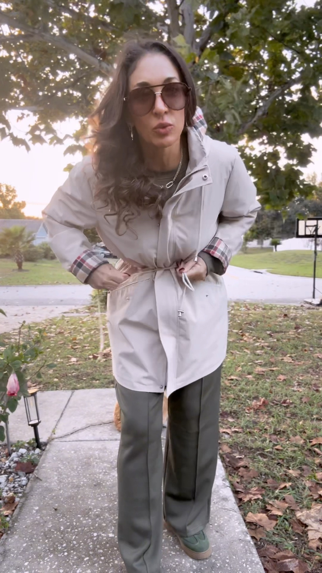Women’s hooded rain jacket is so stylish and great!!! 

#LTKootd #LTKSeasonal #LTKCyberWeek