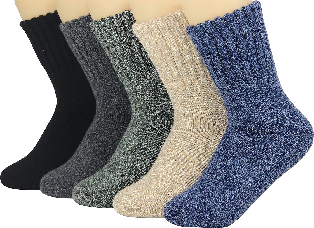 Weweya Boot Socks for Women - Thick Winter Socks - Knit Warm Socks - Gifts for Women | Amazon (US)