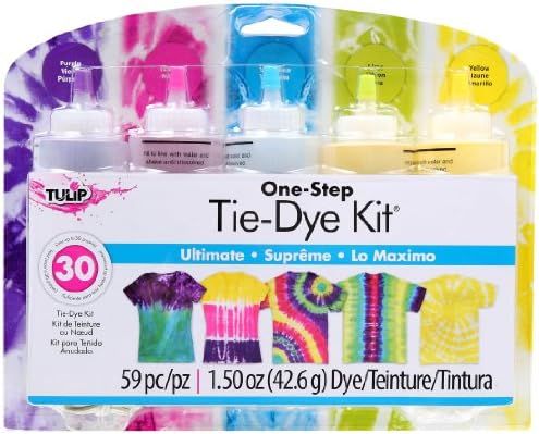 Tulip One-Step 5 Color Tie-Dye Kits Ultimate, 1.5oz | Amazon (US)