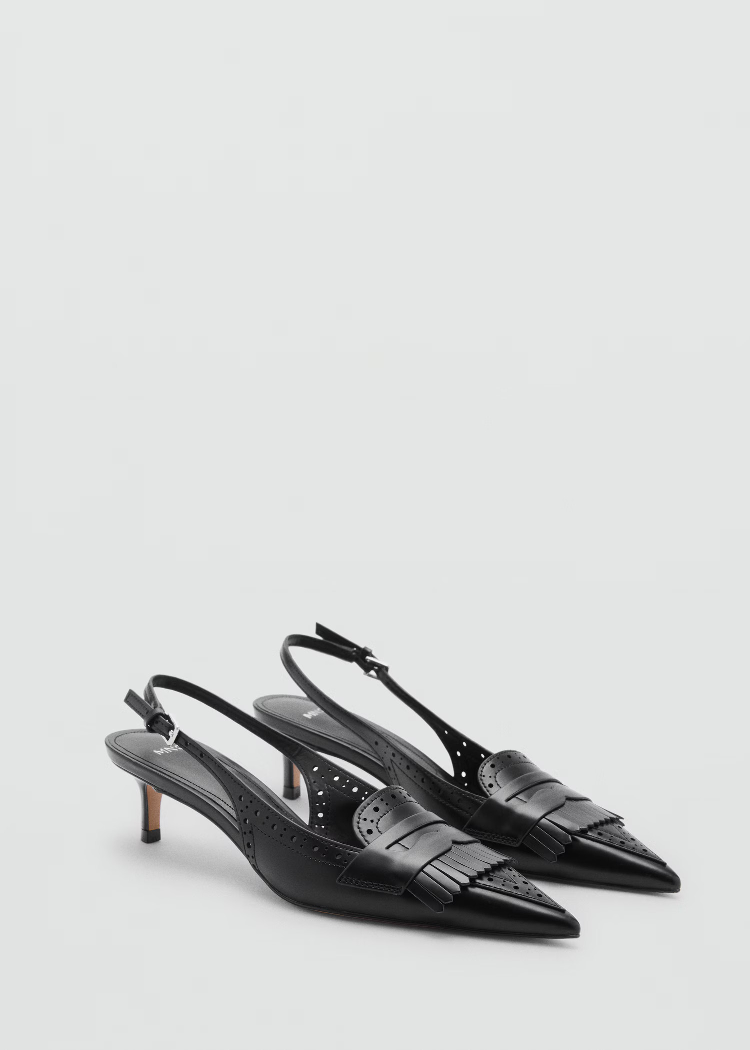 Fringe-heel shoes | Mango (US/MX/AU)