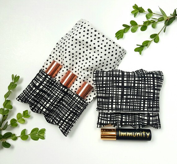 Essential Oil storage, roller bottle bag, roller bottle pouch, essential oil case, essential oil ... | Etsy (US)