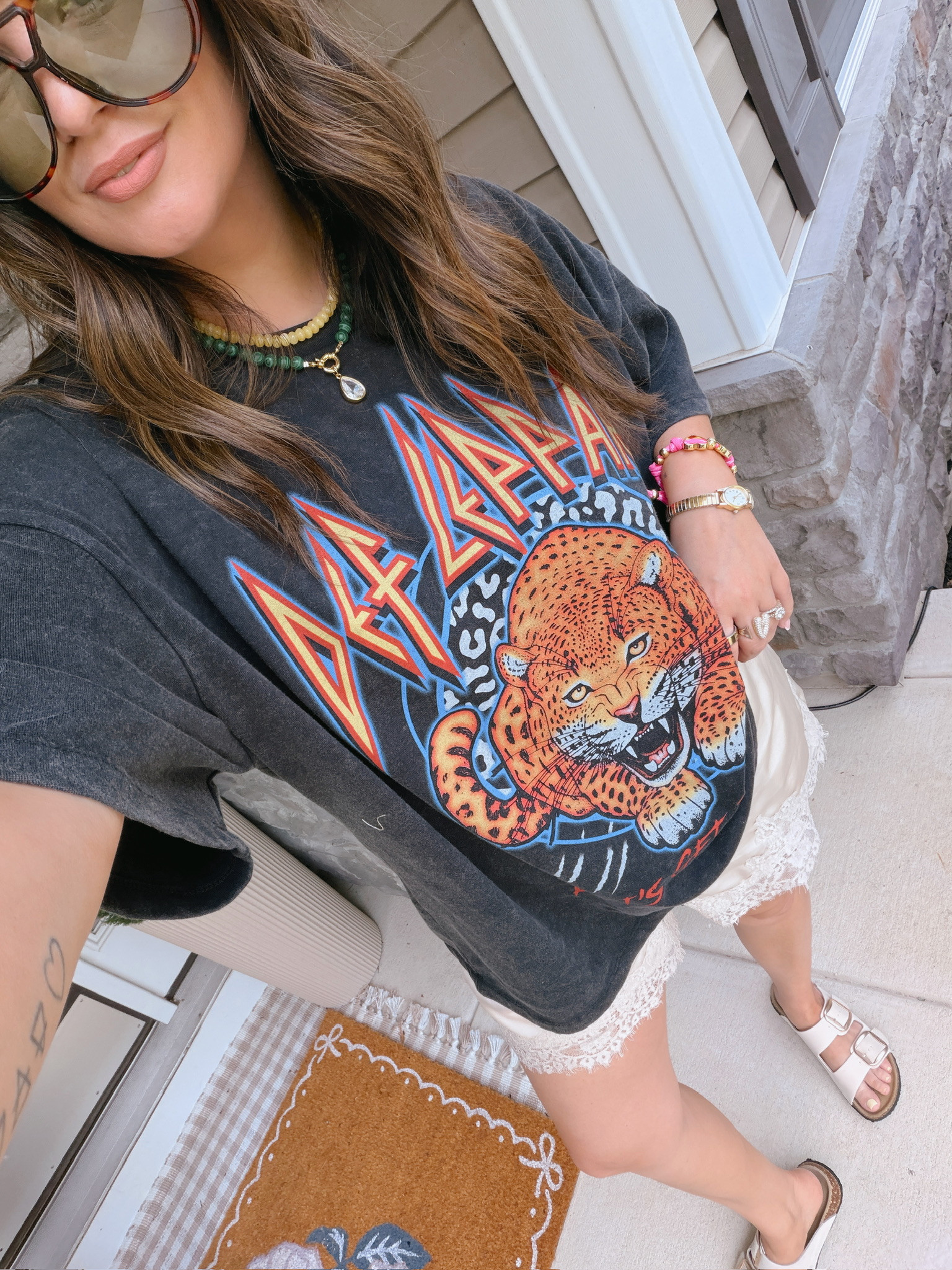 wearing an XL in both pieces

#LTKootd #LTKSeasonal #LTKMidsize