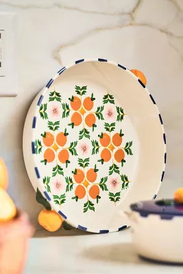 Valencia Stoneware Pie Dish | Anthropologie (US)
