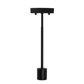 Matte Black Pendant Light Kit with Partial Metal Rod 860730 - The Home Depot | The Home Depot