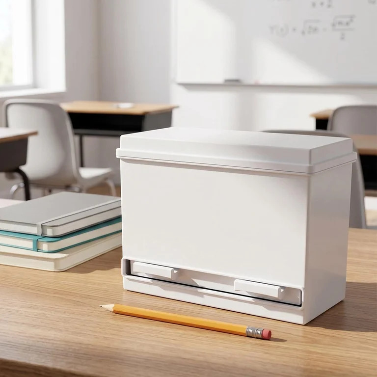 Pen+Gear White Plastic Pencil Dispenser Desk Organizer | Walmart (US)