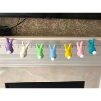 Easter Decorations, Garland, Bunny Mantle Decor, Mini Bunnies, Spring Butt | Etsy (US)