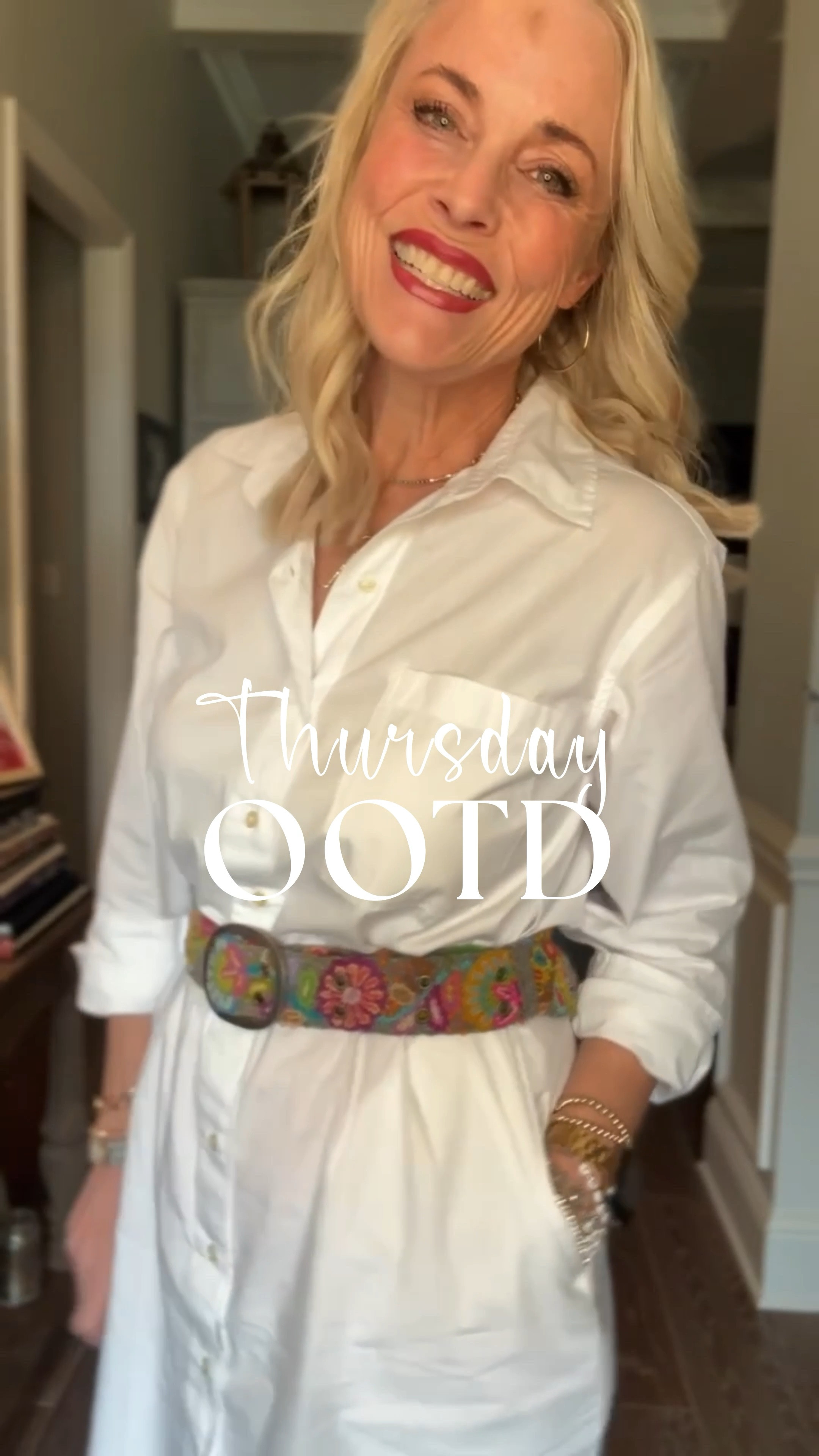 Today’s OOTD is all about versatile styling and budget-friendly fashion. I’m featuring the same Walmart shirt dress that I highlighted yesterday in a curated graphic and another reel—this piece is truly a must-have! Each time, I’ve styled it in a completely different way to show you just how many options you have with this wardrobe staple.

Today, I’m rocking this white shirt dress with my Adidas pink Gazelles because there’s nothing better than a chic dress-and-sneaker combo for a stylish, comfortable day. 💕 To switch things up, I swapped out the original belt for one of my favorites: a hand-dyed, hand-woven, and ethically sourced beaded belt from Madeline Parks Designs. Trust me, this belt takes the look to a whole new level! (P.S. Don’t forget to use code LAUREN10 for 10% off at Madeline Parks!)

When it comes to jewelry, I’m mixing in a little bit of everything today. From Erin McDermott necklaces to Altar'd State bracelets, my favorite Etsy pieces with my pets’ names, a BaubleBar bracelet, Amazon earrings, and an Amazon Apple Watch band—it’s all about layering and making the look uniquely yours. And, of course, I’m wearing my Jennifer Ponson coin bracelet, a piece I can’t live without. Use codes LAUREN10 & FREESHIP for 10% off and free shipping on all Jennifer Ponson orders.

This dress is selling out fast, and it’s on sale for under $10—yes, you read that right! You can’t beat that price for something so versatile. Be sure to check out yesterday’s post and today’s other reel for more styling inspiration. Trust me, you’ll want this one in your closet! ✨



#LTKFindsUnder50 #LTKVideo #LTKOver40