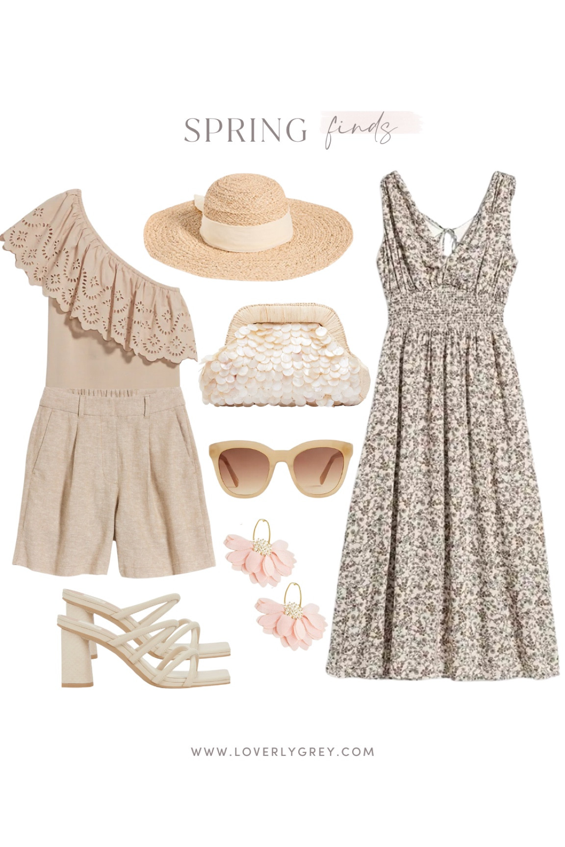 Neutral spring finds! Loverly Grey wears an XS! 

#LTKSeasonal #LTKstyletip #LTKFind