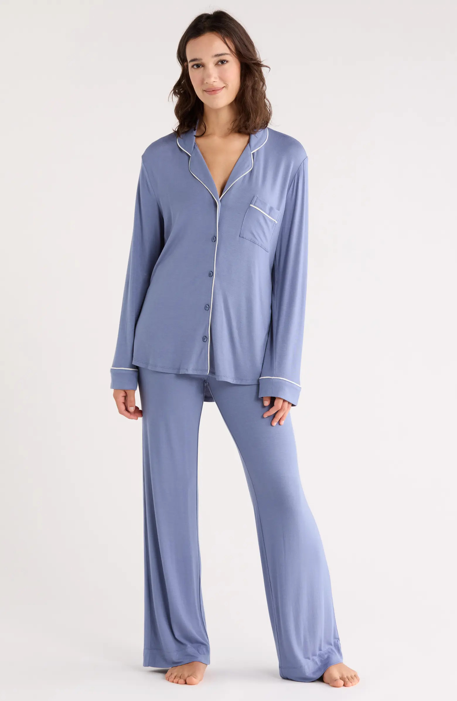 NORDSTROM RACK Tranquility Long Sleeve Shirt & Pants Pajamas | Nordstromrack | Nordstrom Rack