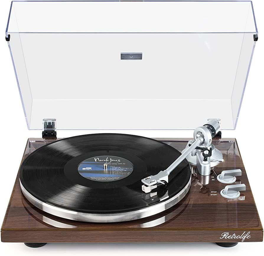 Turntables Belt-Drive Record Player with Wireless Output Connectivity, Vinyl Player Support 33&45... | Amazon (US)