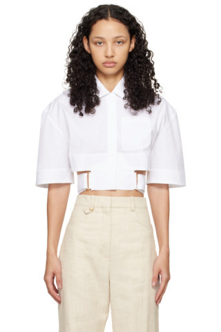 White Les Classiques 'La chemise courte Bari' Shirt | SSENSE
