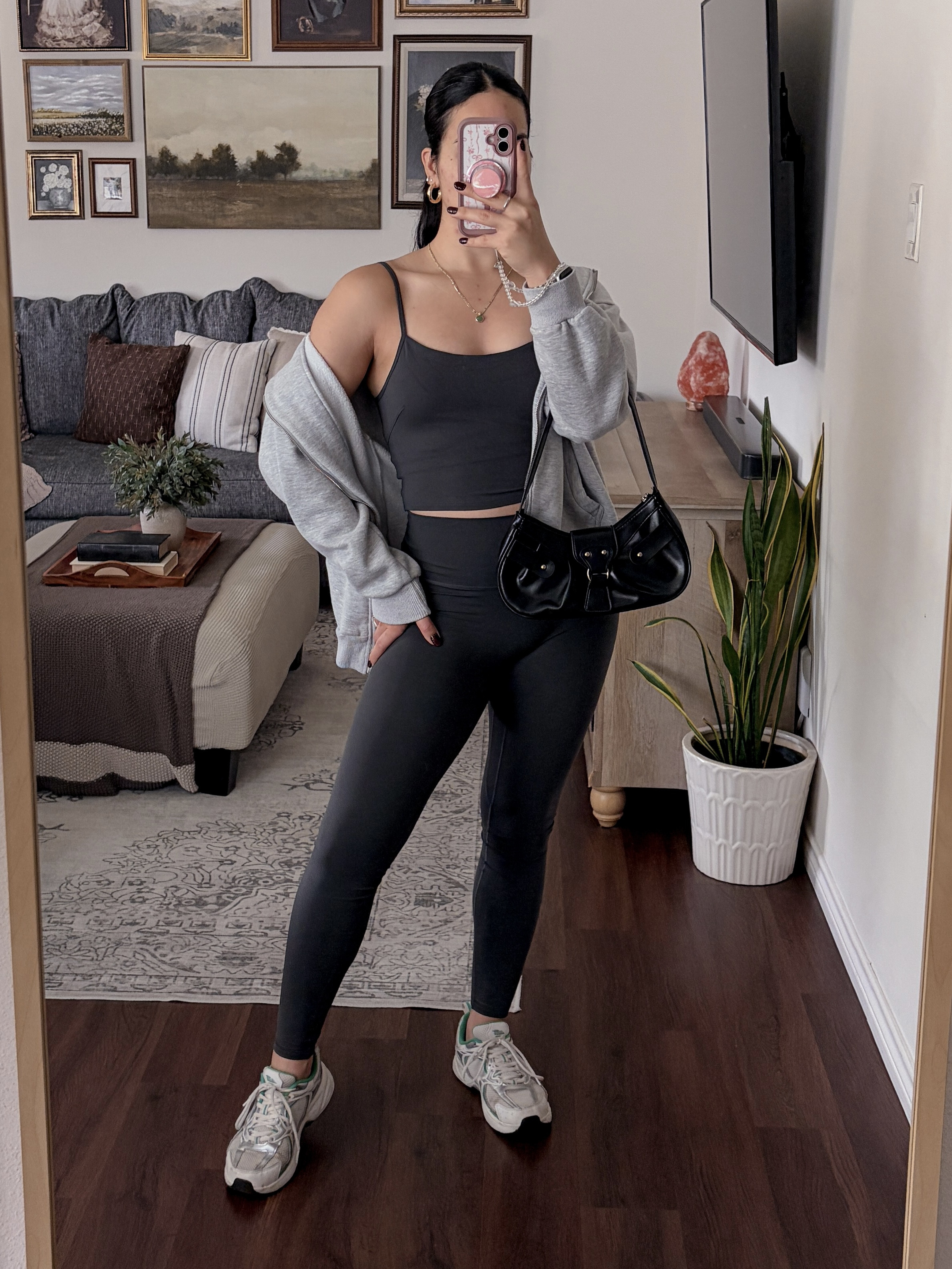 wearing this activewear in a size medium & color dark charcoal 🖤 colorfulkoala, colorfulkoala activewear, colorfulkoala leggings, colorfulkoala workout set, black workout set, black activewear, matching workout set, matching activewear set, workout outfit, gym outfit, gym clothes, gym style, athleisure outfit, athleisure wear, pilates outfit, pilates set, workout leggings, high waisted leggings, black leggings, workout tank top, black tank top, cropped workout top, seamless activewear, activewear set, women’s activewear, affordable activewear, affordable workout clothes, lululemon dupe, lululemon alternatives, amazon activewear, fitness outfit, walking outfit, running errands outfit, casual athleisure, sporty outfit, everyday activewear, neutral activewear, black workout clothes, fall workout outfit, gym to street outfit, comfy workout outfit, workout clothes for women, activewear finds, colorfulkoala review, colorfulkoala try on, activewear try on, fitness fashion, workout outfit ideas  

 #LTKgrwm #LTKootd #LTKfitnessgoals
