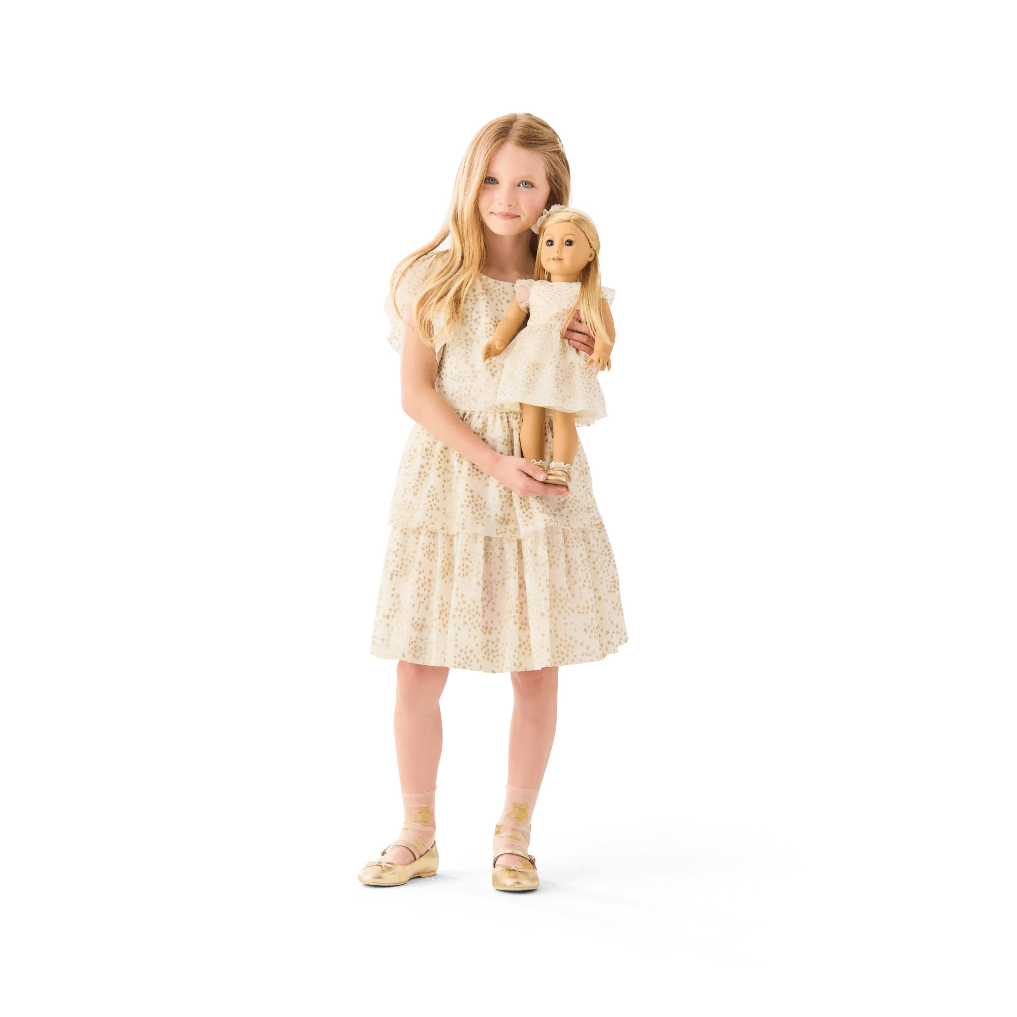 American Girl® x Janie and Jack Cream Dress for Girl & Doll | American Girl