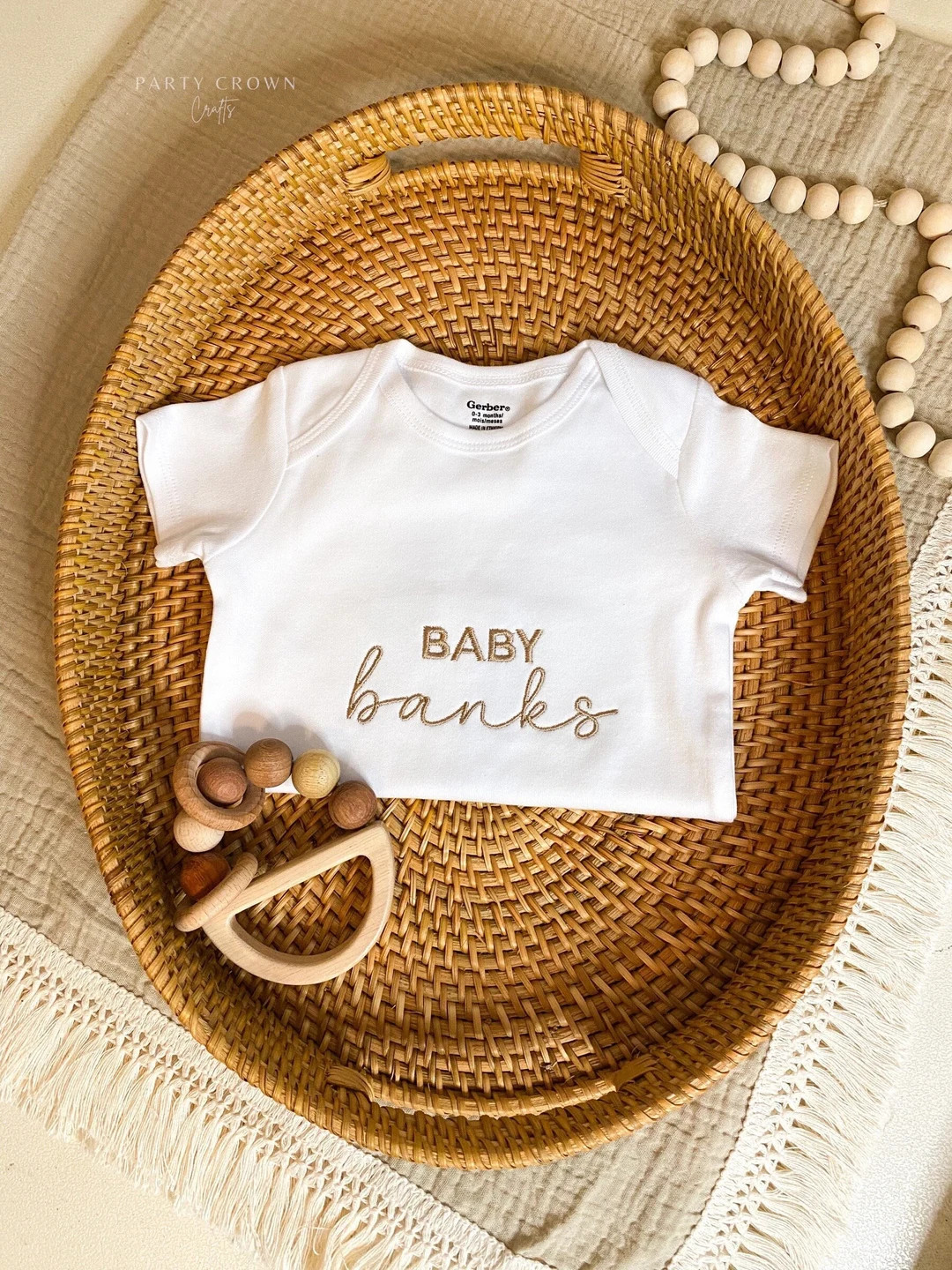 Embroidered Baby Announcement Bodysuits Pregnancy Announcement Hospital Take Home ONESIES® Brand... | Etsy (US)