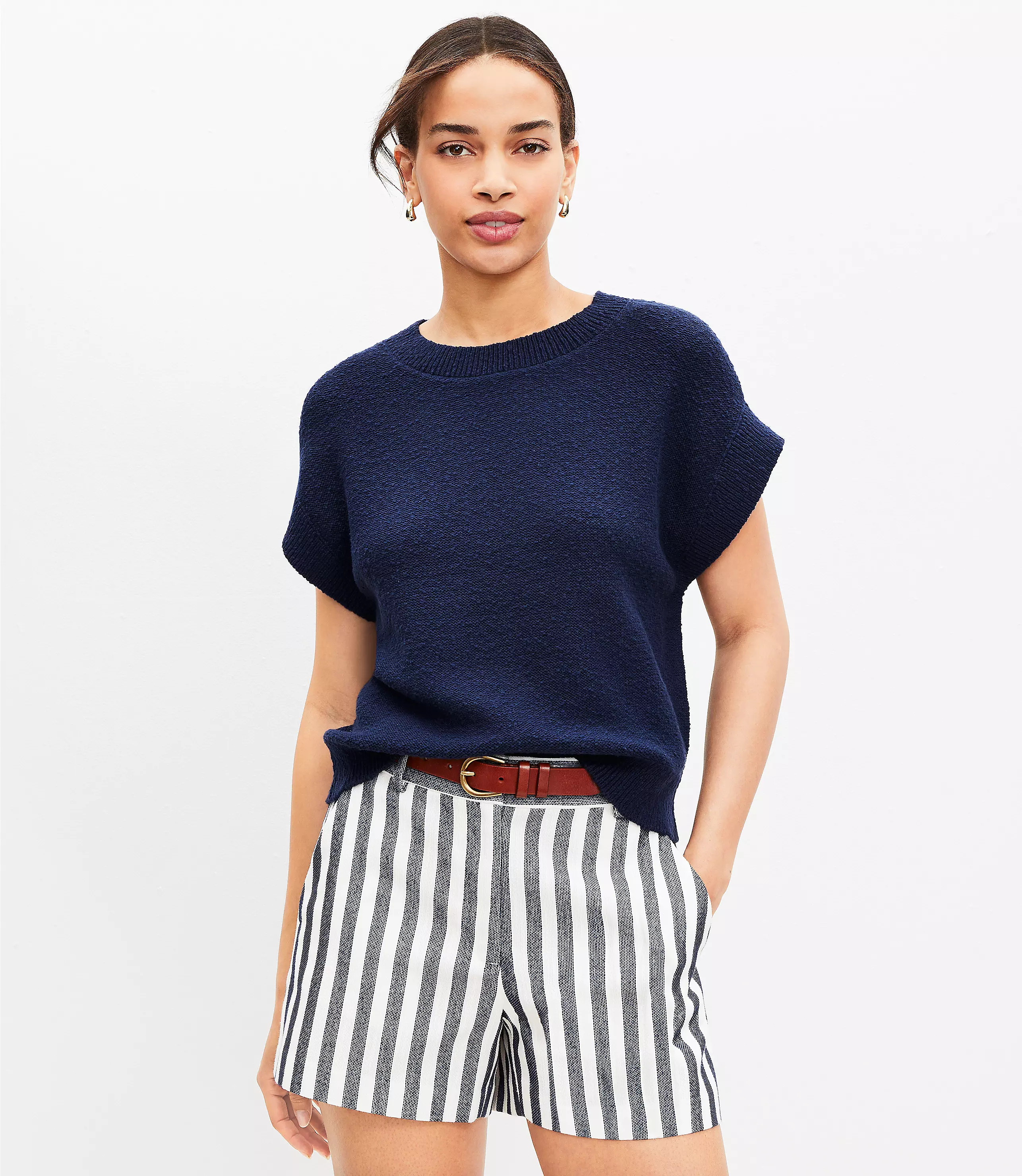 Wedge Sweater Tee | LOFT